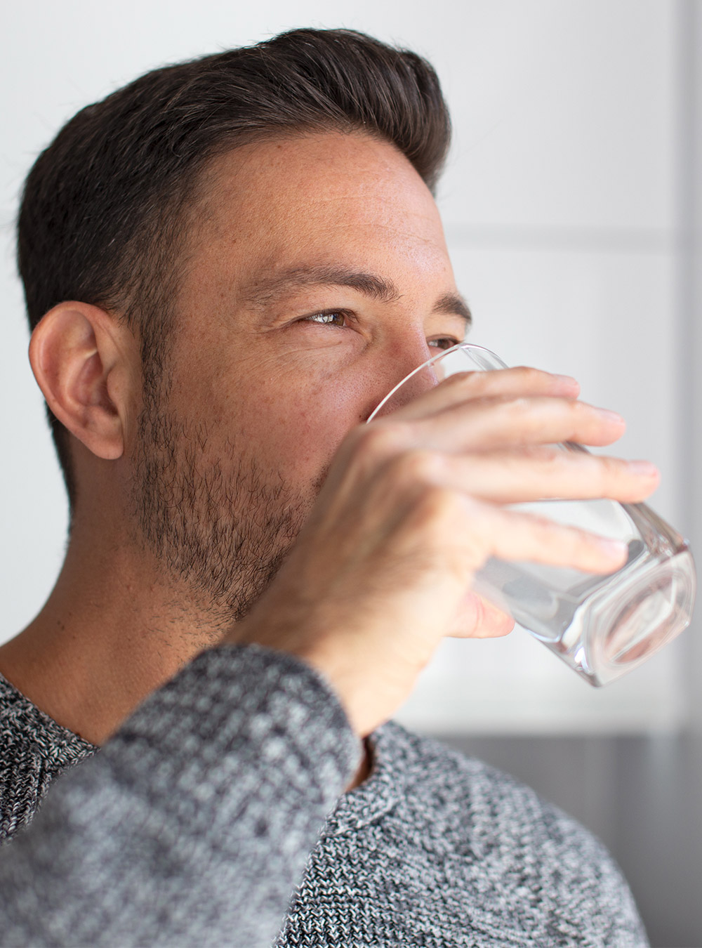 Man drinking